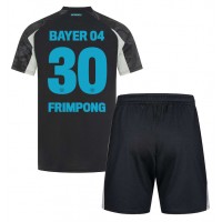 Bayer Leverkusen Jeremie Frimpong #30 Tredje trøje Børn 2024-25 Kortærmet (+ Korte bukser)